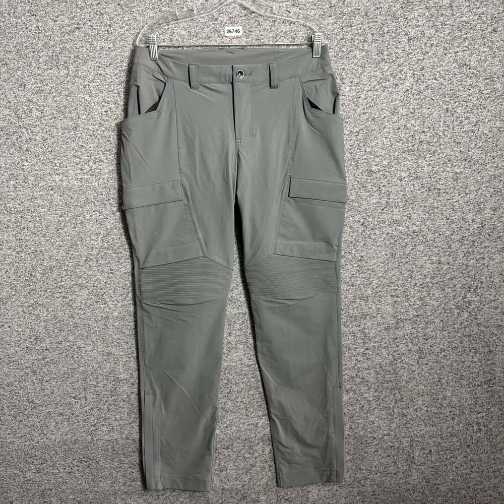 Duluth Trading Women's Size 10 Regular Gray Nylon Job-Jitsu Slim Leg Pants